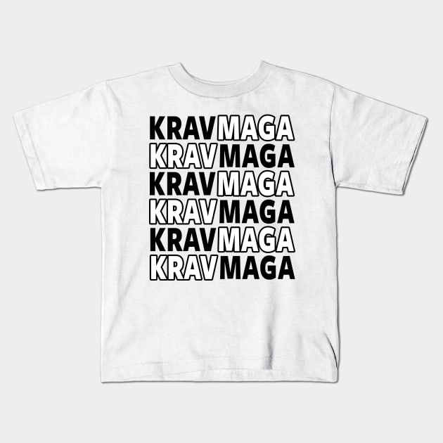 KRAV MAGA Kids T-Shirt by Tshirt Samurai